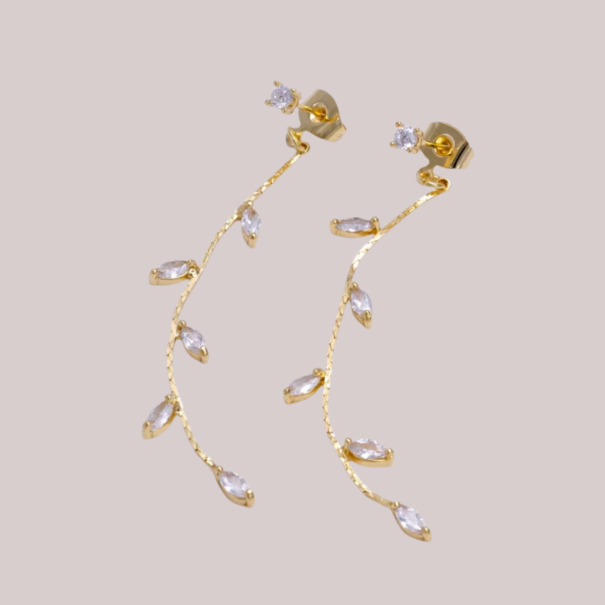 Golden Vine Earrings