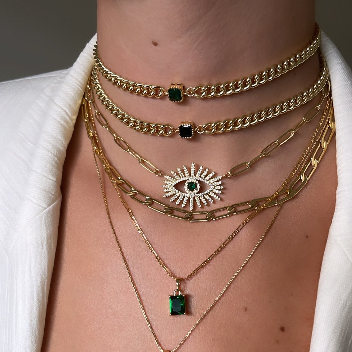 Brightside Evil Eye Necklace