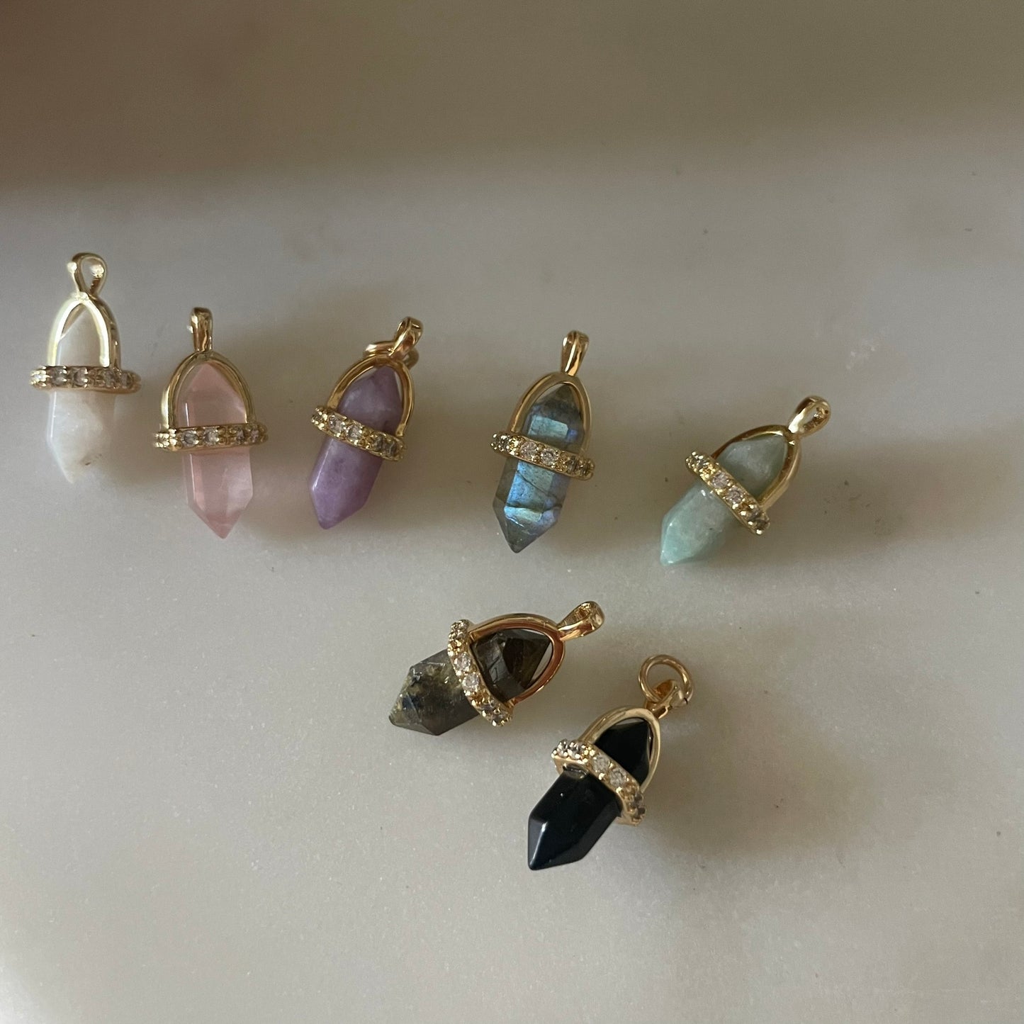 Manifest Croissant Huggie Earrings