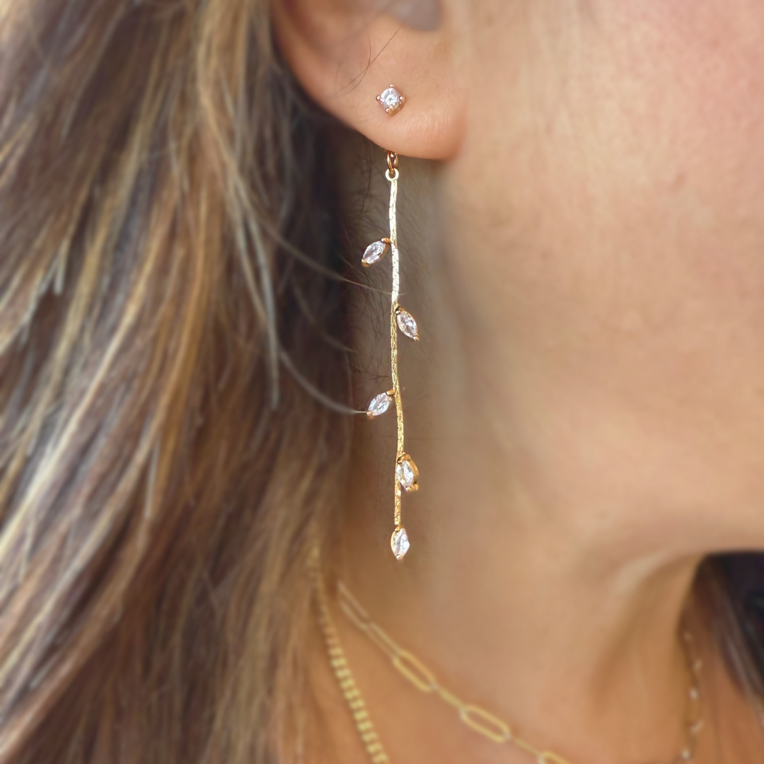 Golden Vine Earrings