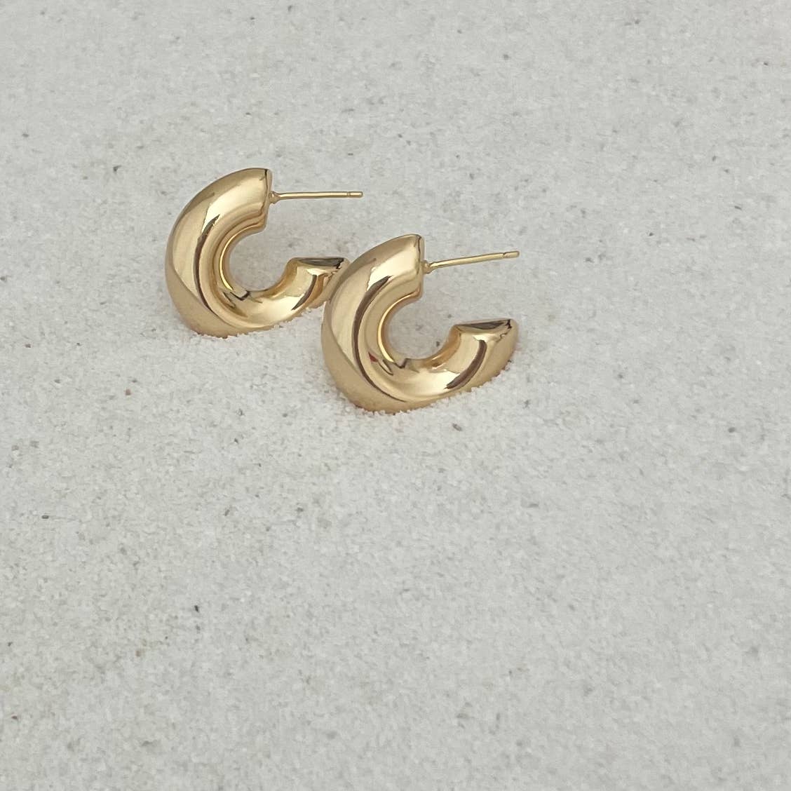 Hot Stuff - Thick Gold Filled Hoops
