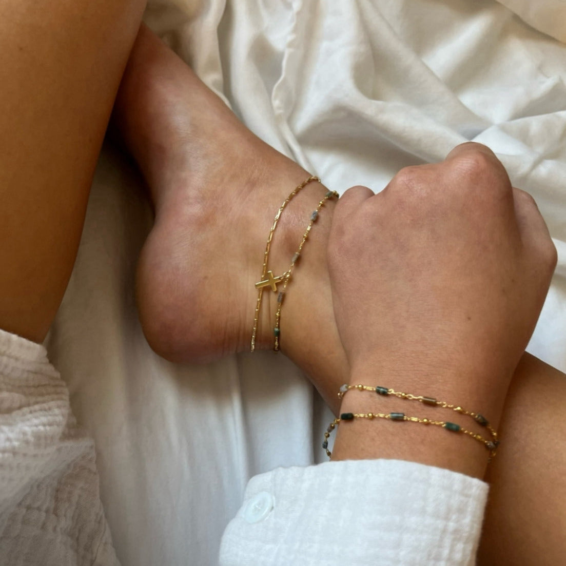 Desert Rose Anklet