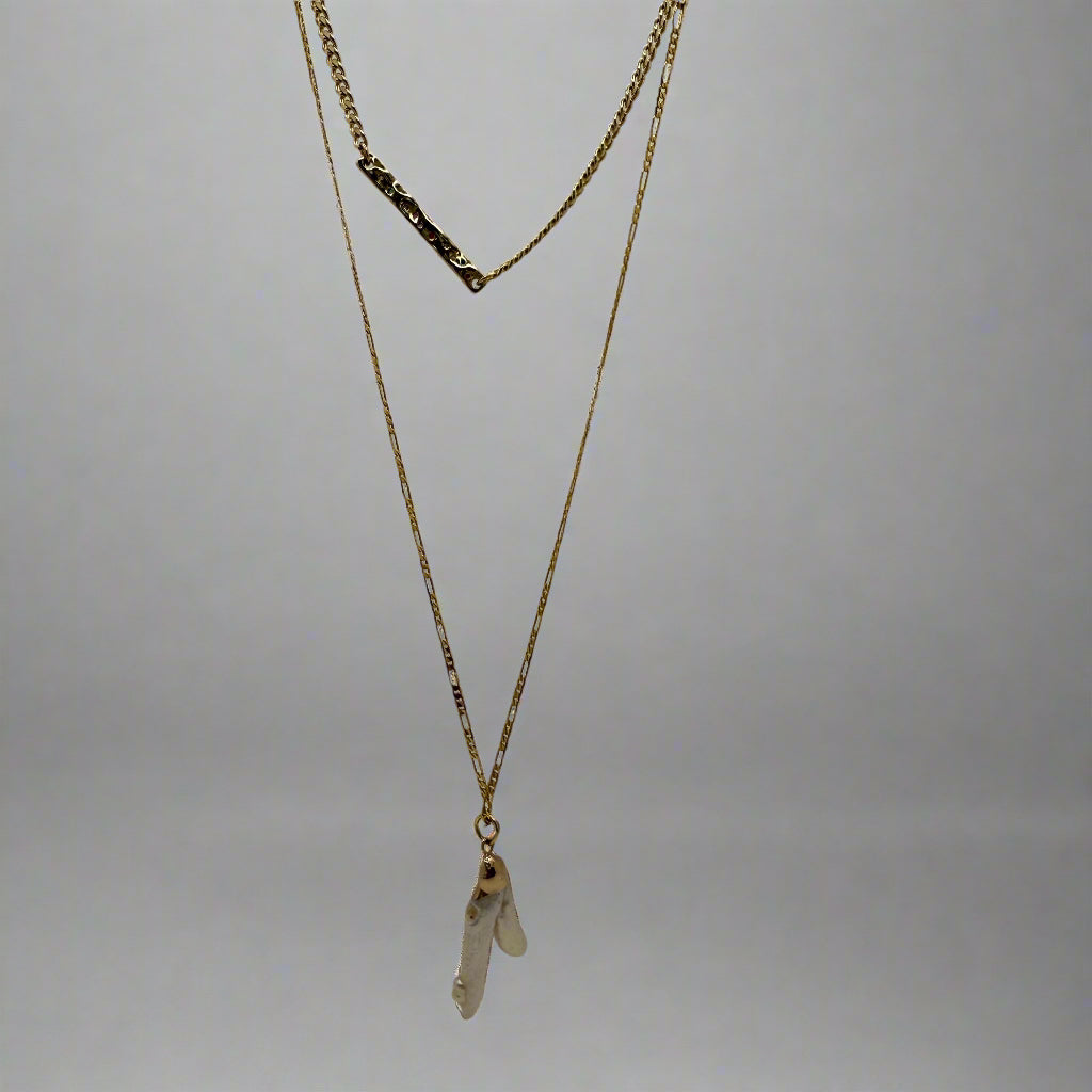 Aluna Biwa Pearl Necklace