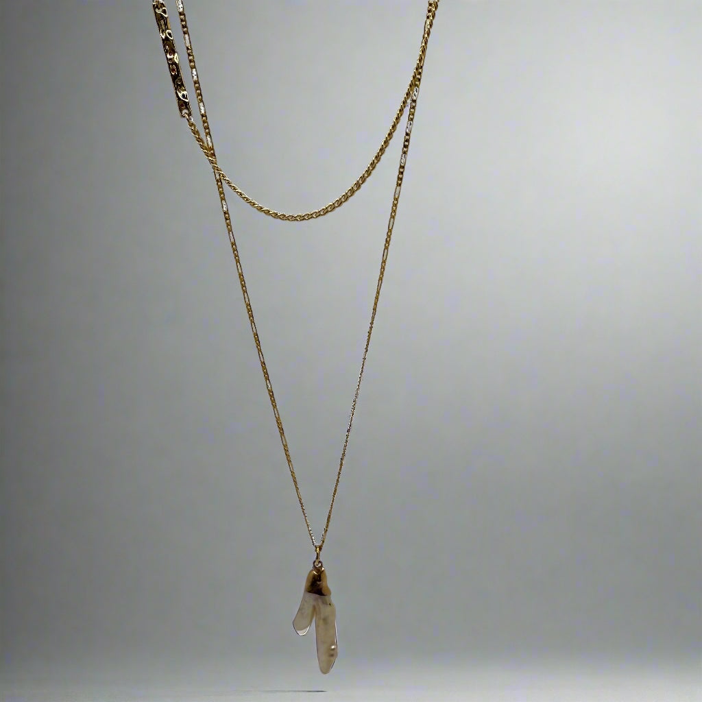 Aluna Biwa Pearl Necklace