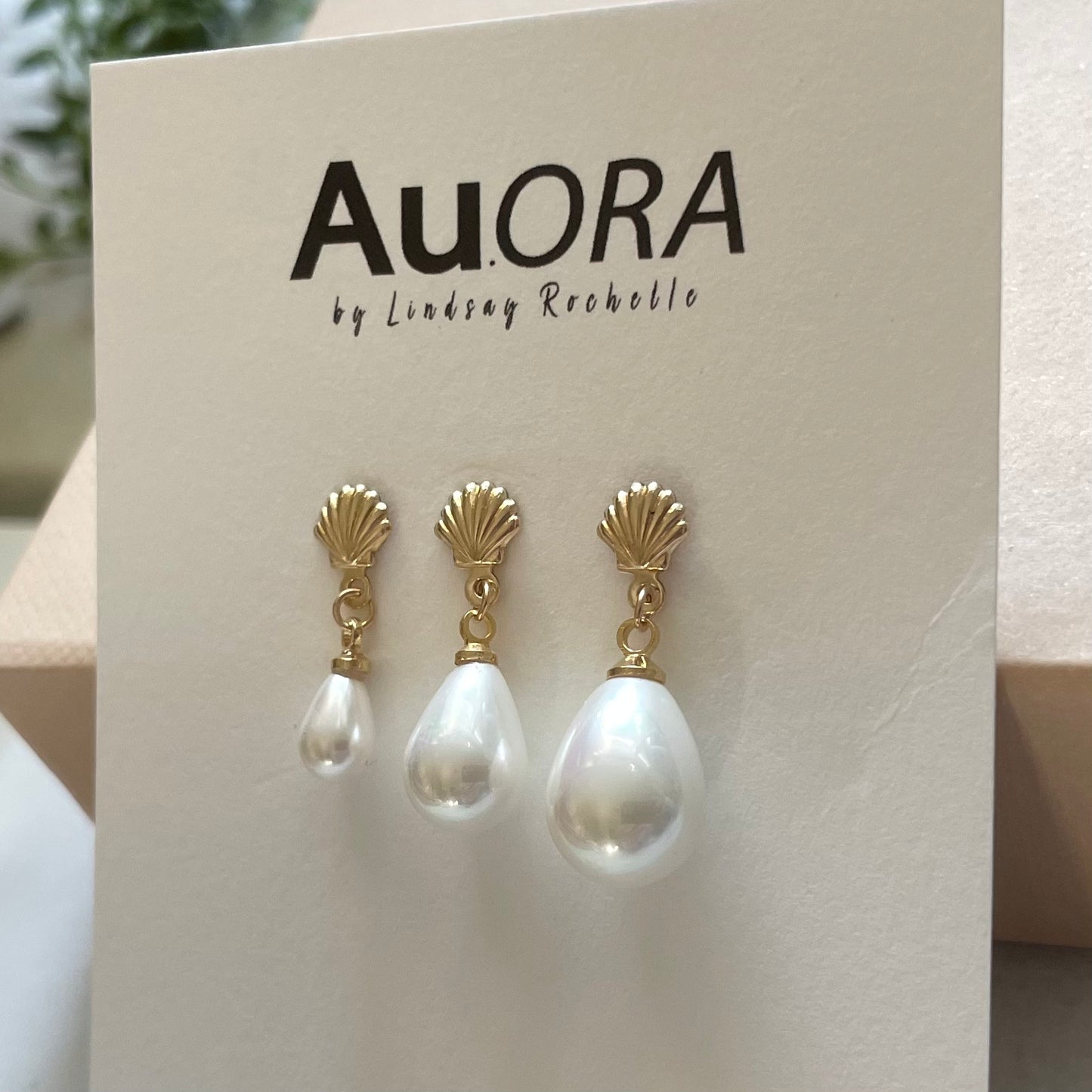 Beyond The Sea Seashell Pearls. AuORA Jewelry SeaShell Pearls