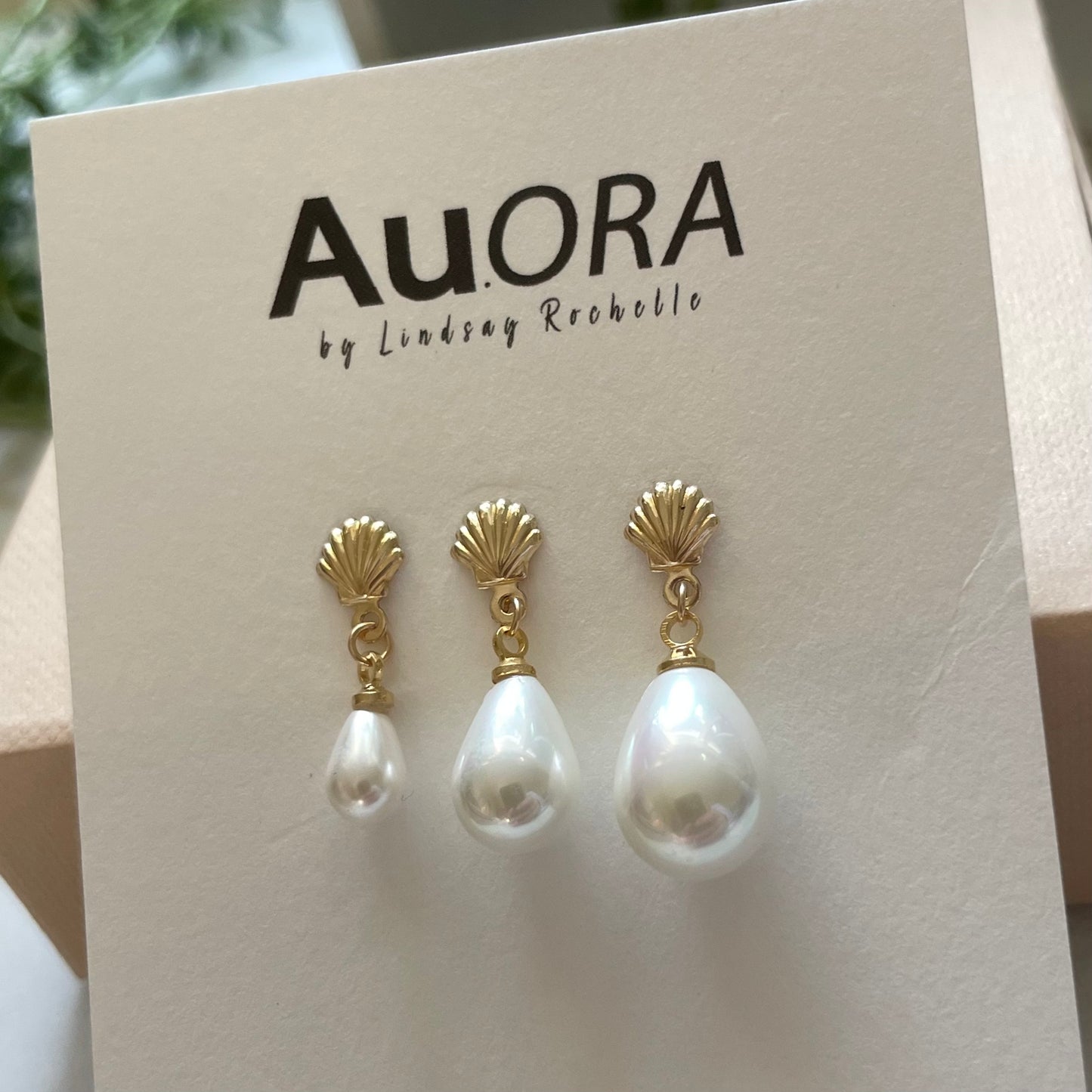 Beyond The Sea Seashell Pearls. AuORA Jewelry SeaShell Pearls