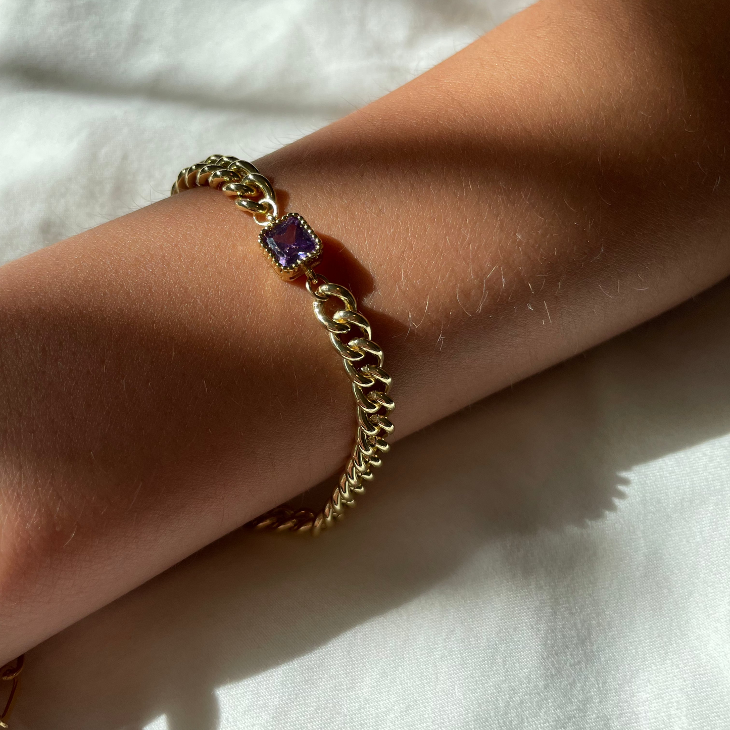 Night Bird Bracelet - Amethyst