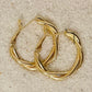 Tainted Love Gold Hoops-Au+ORA