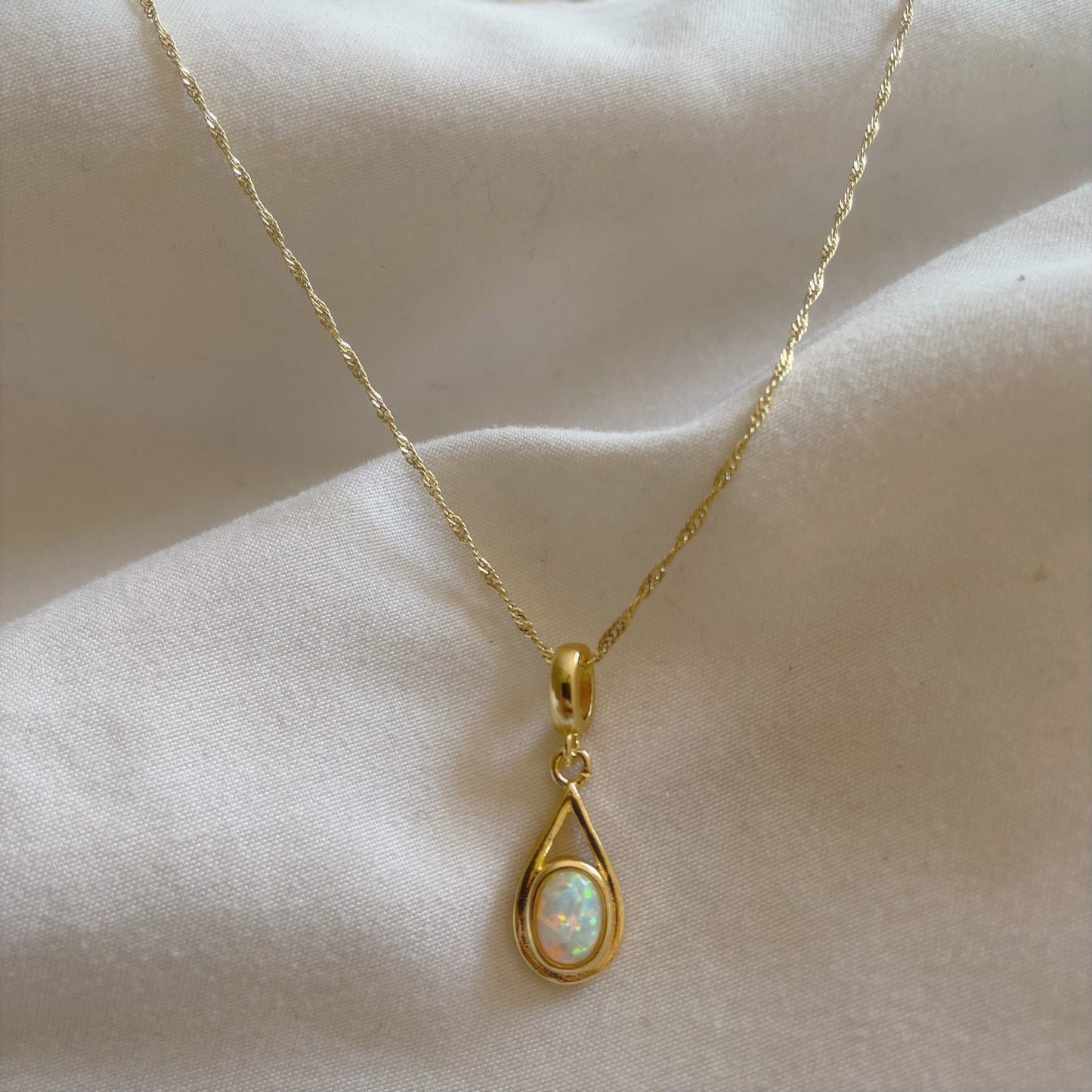 Always On My Mind Opal Necklace