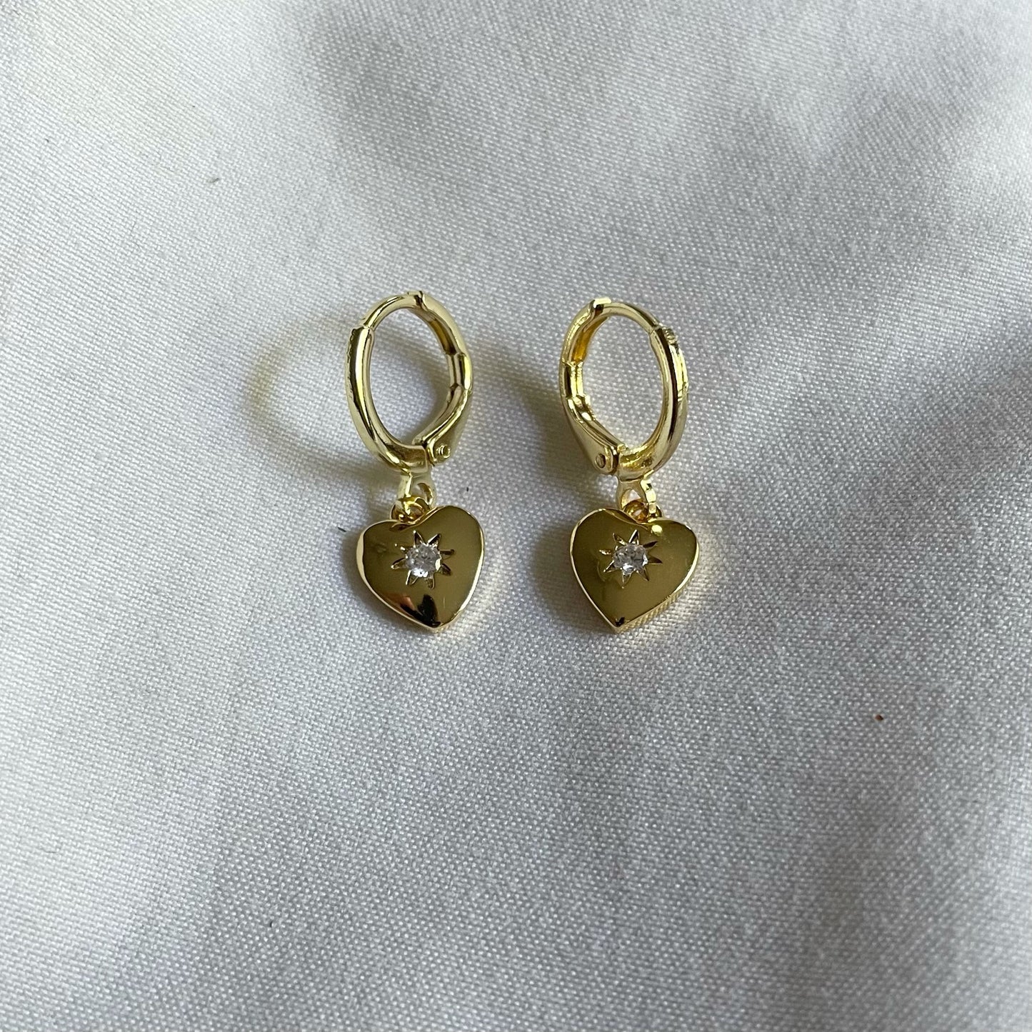 All My Love Gold Heart Earrings