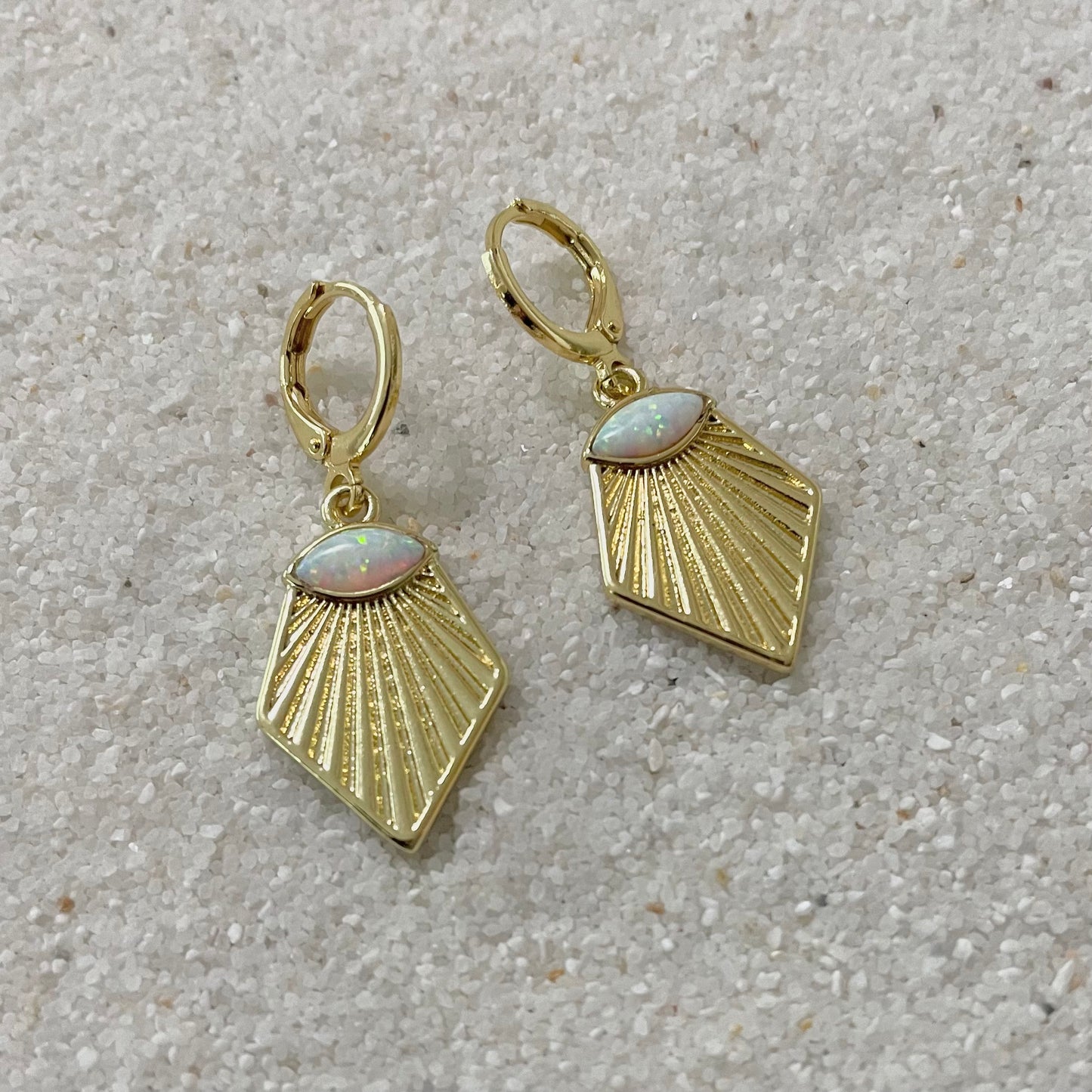 Midnight Opal Earrings