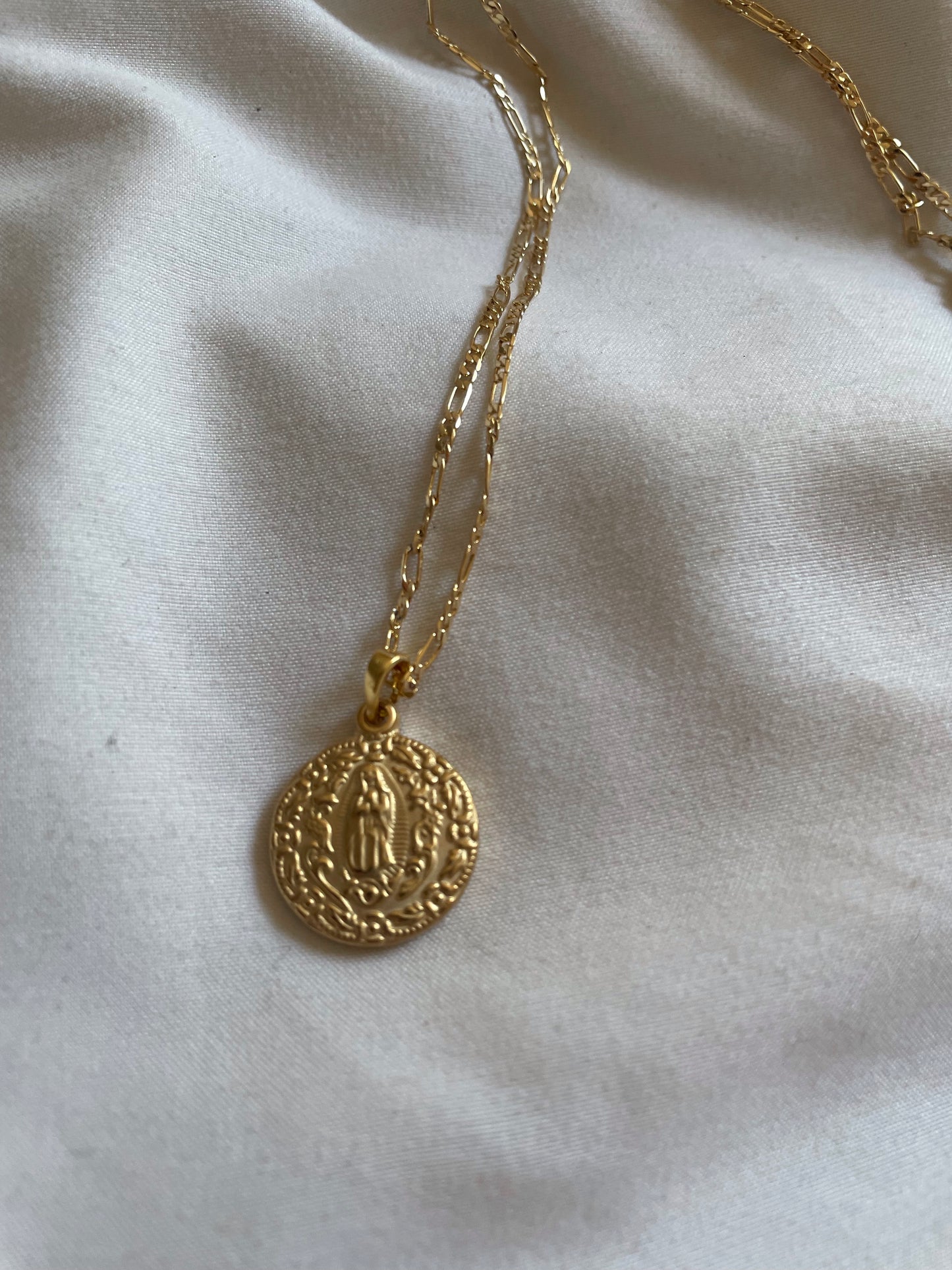 Mary Medallion Necklace