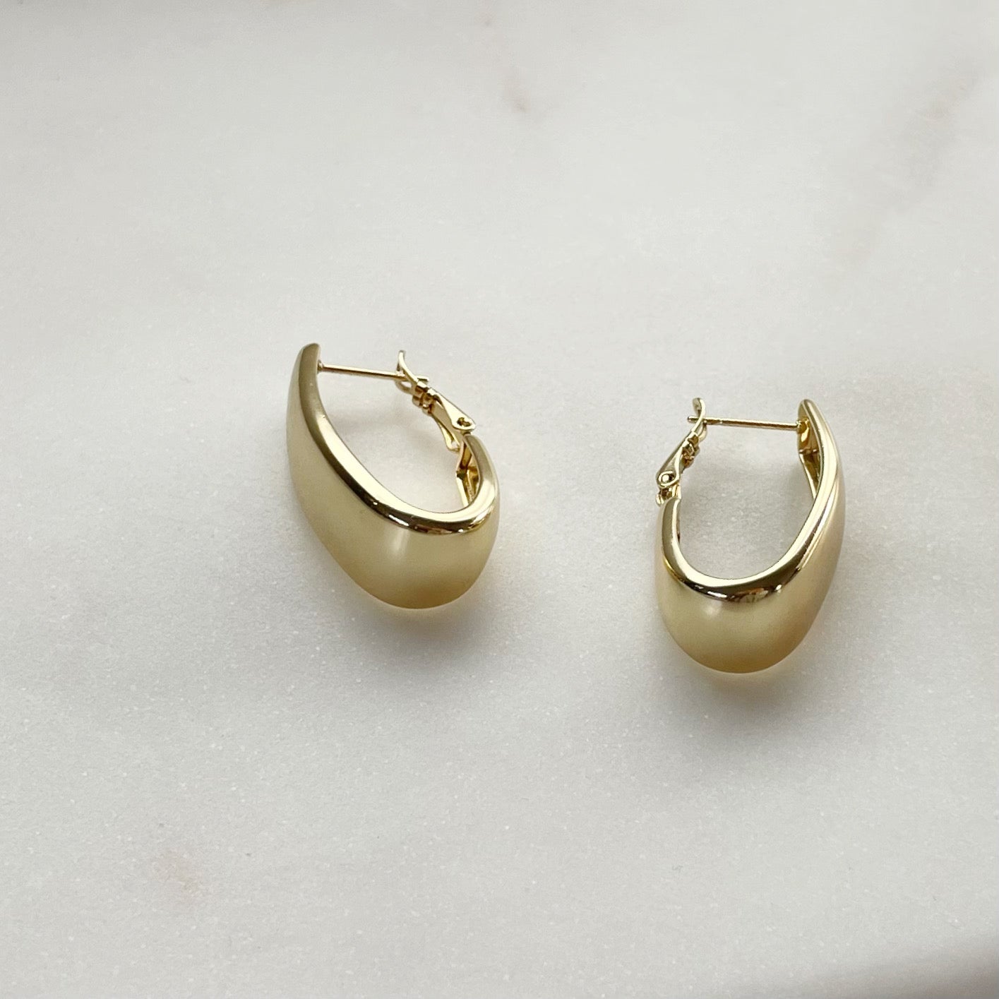 Flawless Hoop Earrings - Smooth Gold Filled Hoops