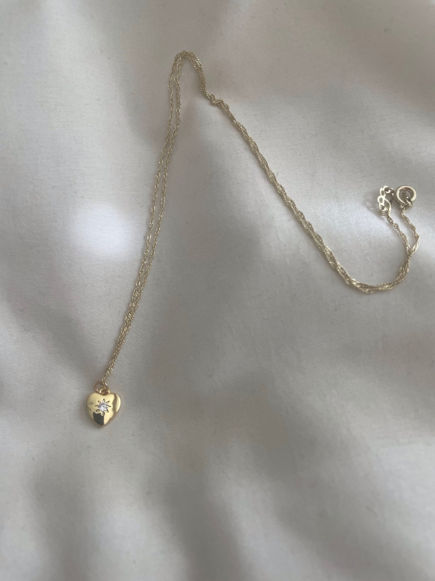 All My Love Gold Heart Necklace