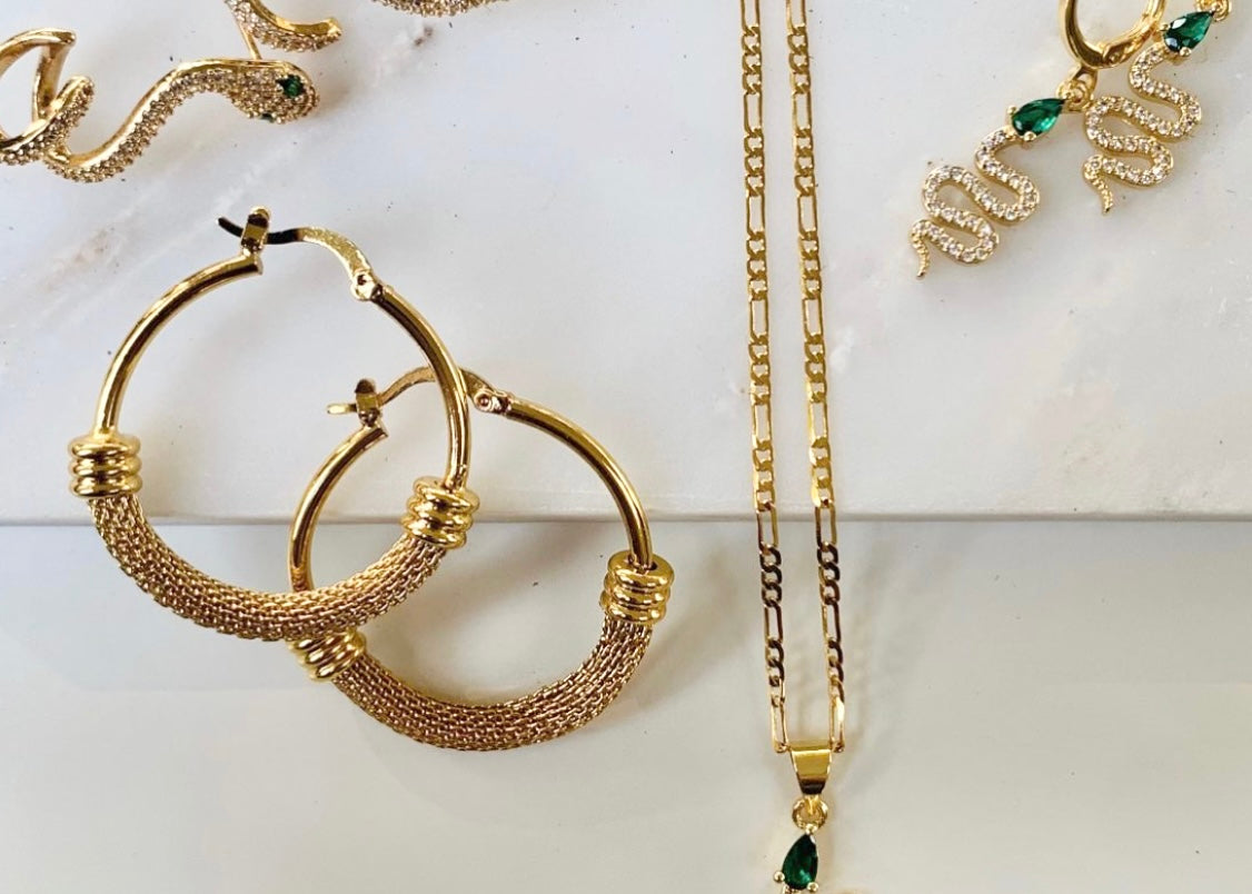 Au.ORA Gold and emerald Jewelry Collection 