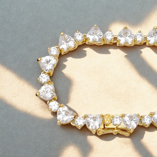 Cosmic Love Tennis Bracelet