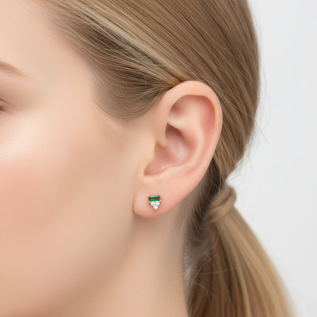 Art Deco Stud Earrings