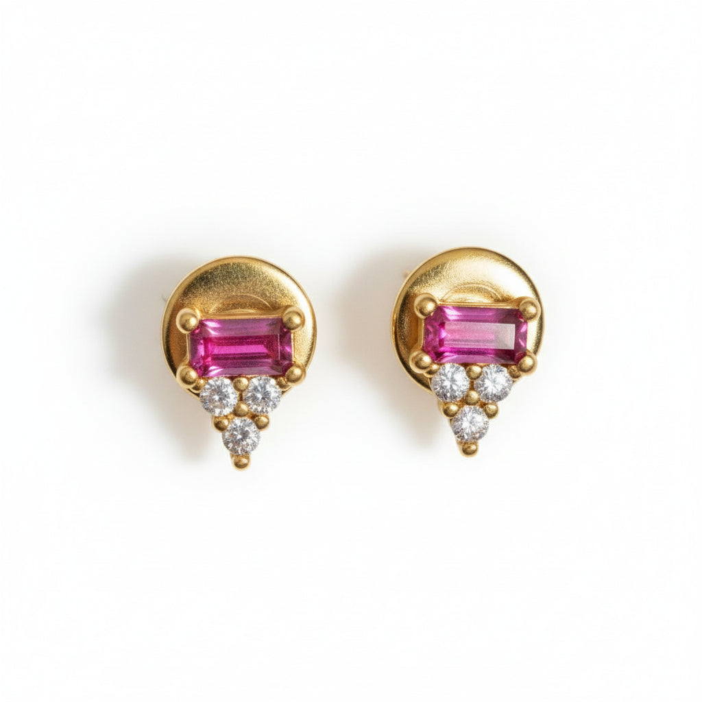 Art Deco Stud Earrings