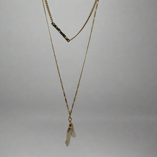 Aluna Biwa Pearl Necklace