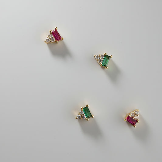 Art Deco Stud Earrings