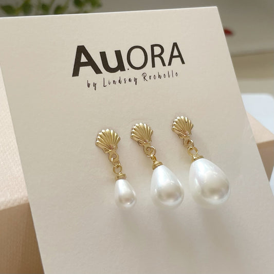 Beyond The Sea Seashell Pearls. AuORA Jewelry SeaShell Pearls