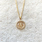 Zodiac Scorpio Gold Necklace-Au+ORA