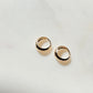 Jezebel Gold Huggie Earrings. Gold filled Jewelry. Huggies
