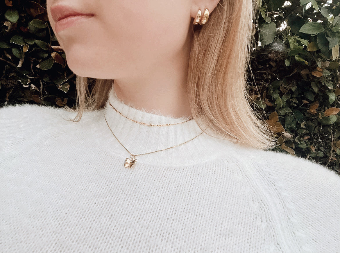 Jezebel Huggie Hoops