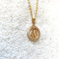 Zodiac Scorpio Gold Necklace-Au+ORA
