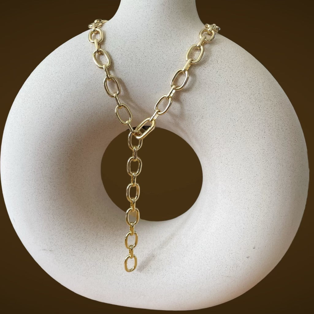 Truth Hurts Lariat Necklace