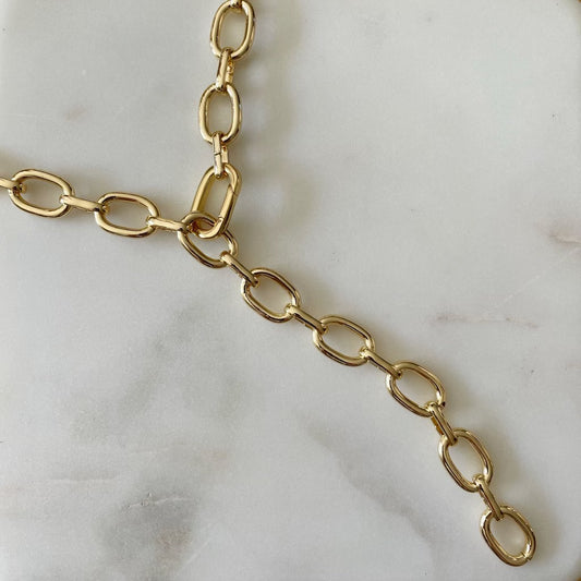 Truth Hurts Lariat Necklace