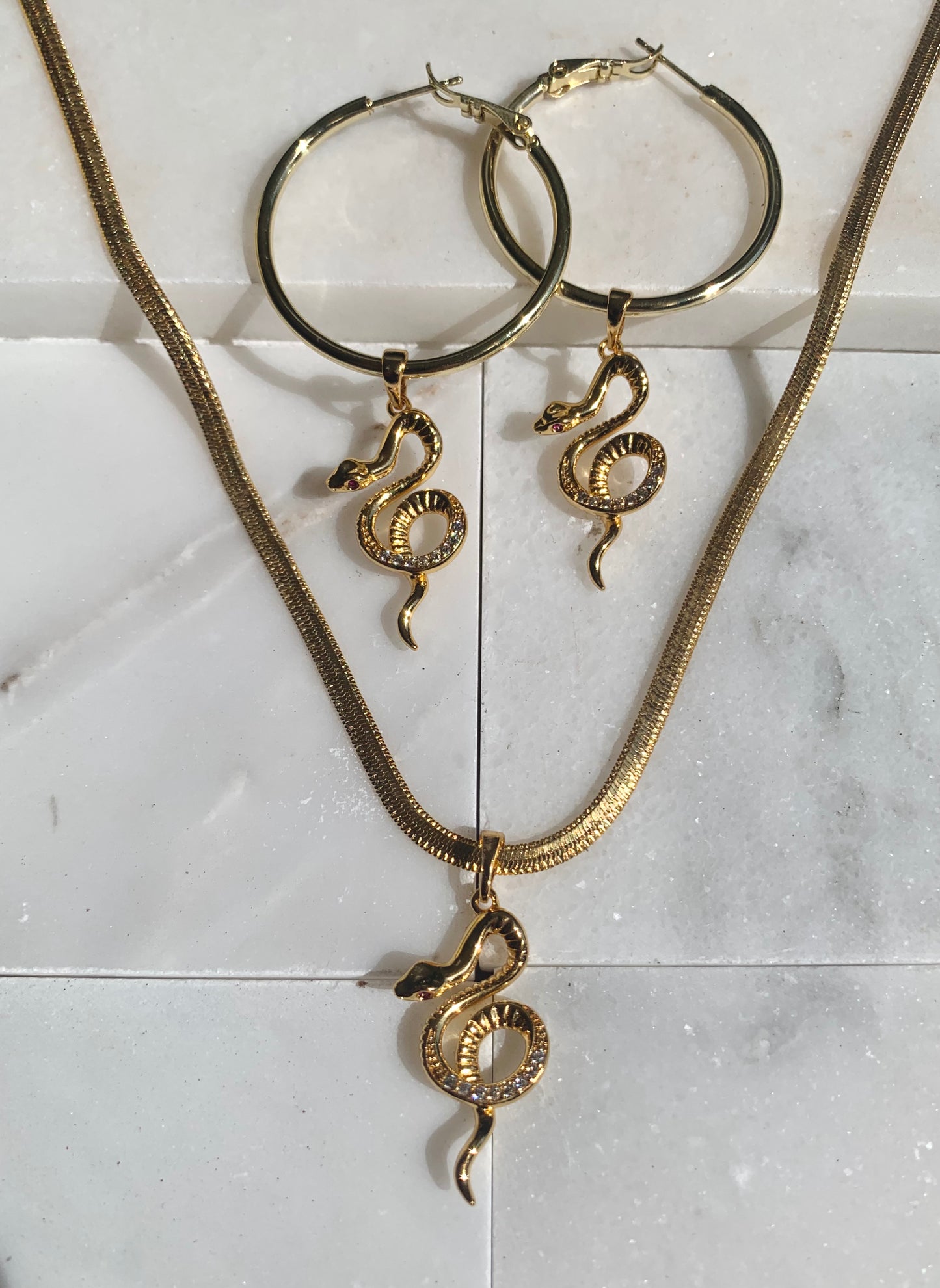 Serpent Snake Necklace