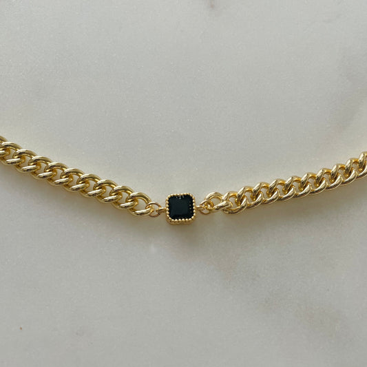 Night Bird Necklace - Black