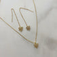 Palm Springs Dainty Necklace. Gold Filled Palm Tree with Cz details