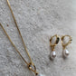 Drops of Jupiter 14k Gold Chain with Teardrop Pearl Necklace-Au+ORA