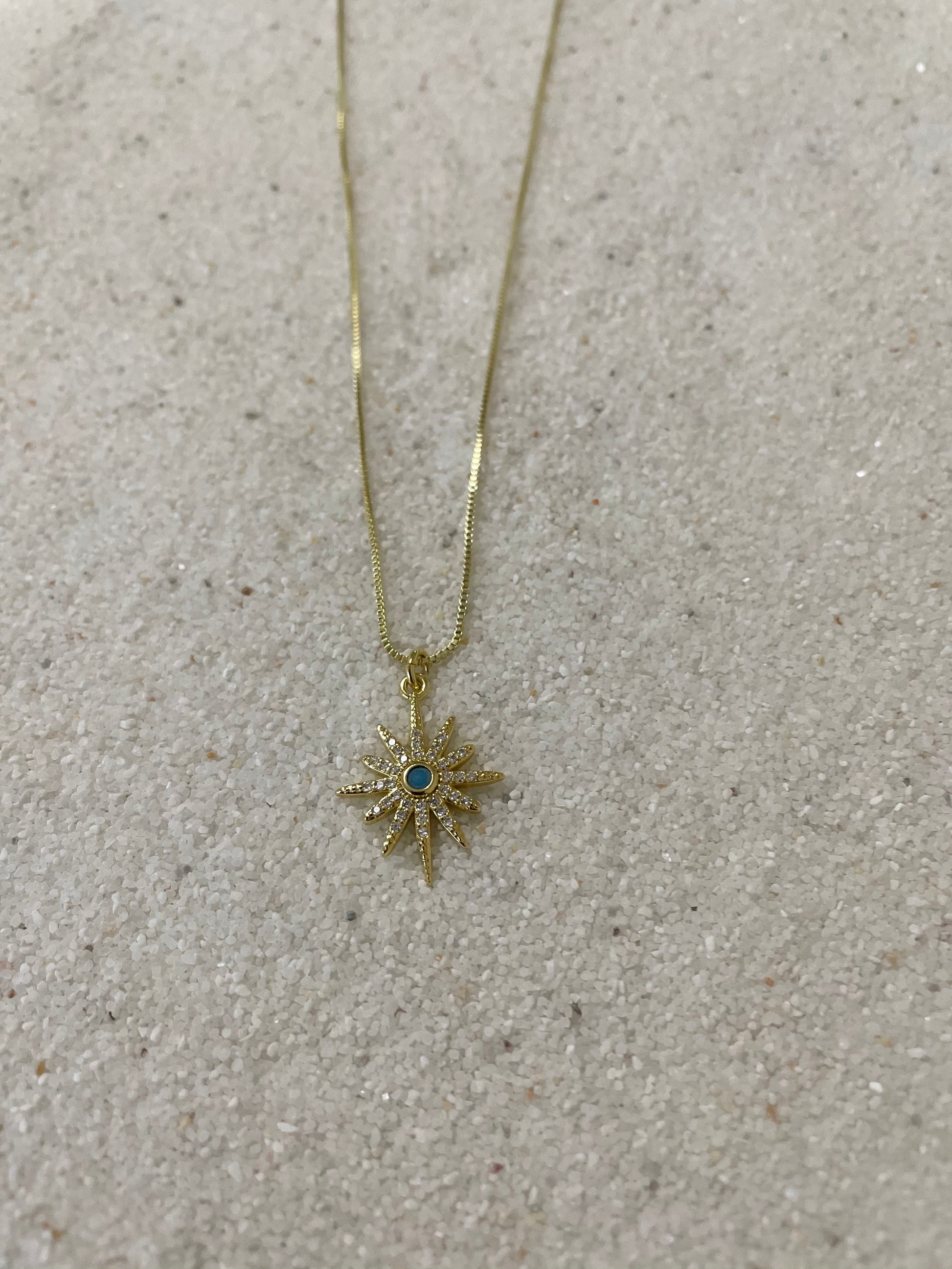 Northern Lights Necklace-Au+ORA