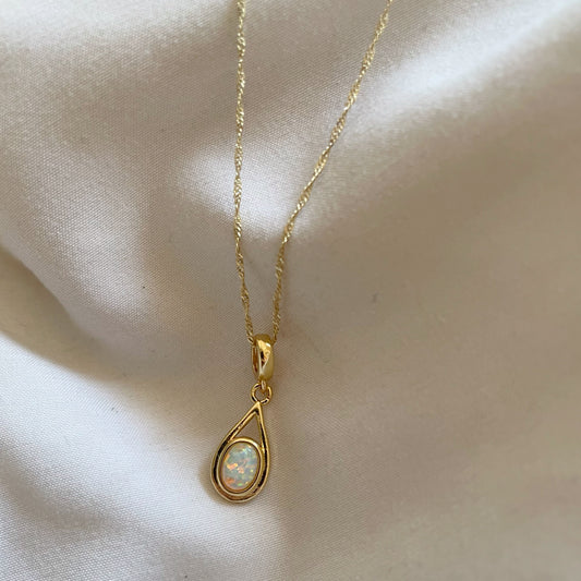 Always On My Mind Opal Necklace