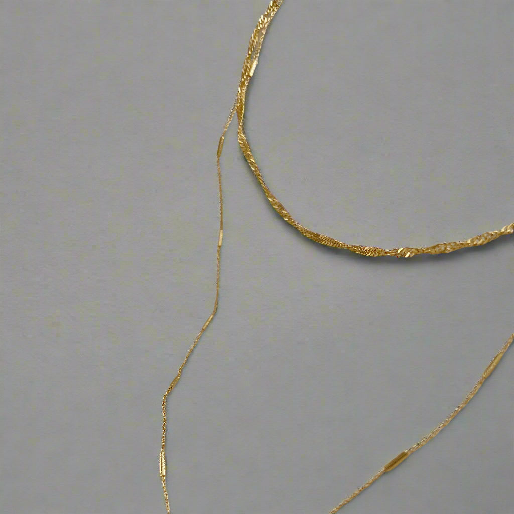 The Night Away Necklace-Au+ORA