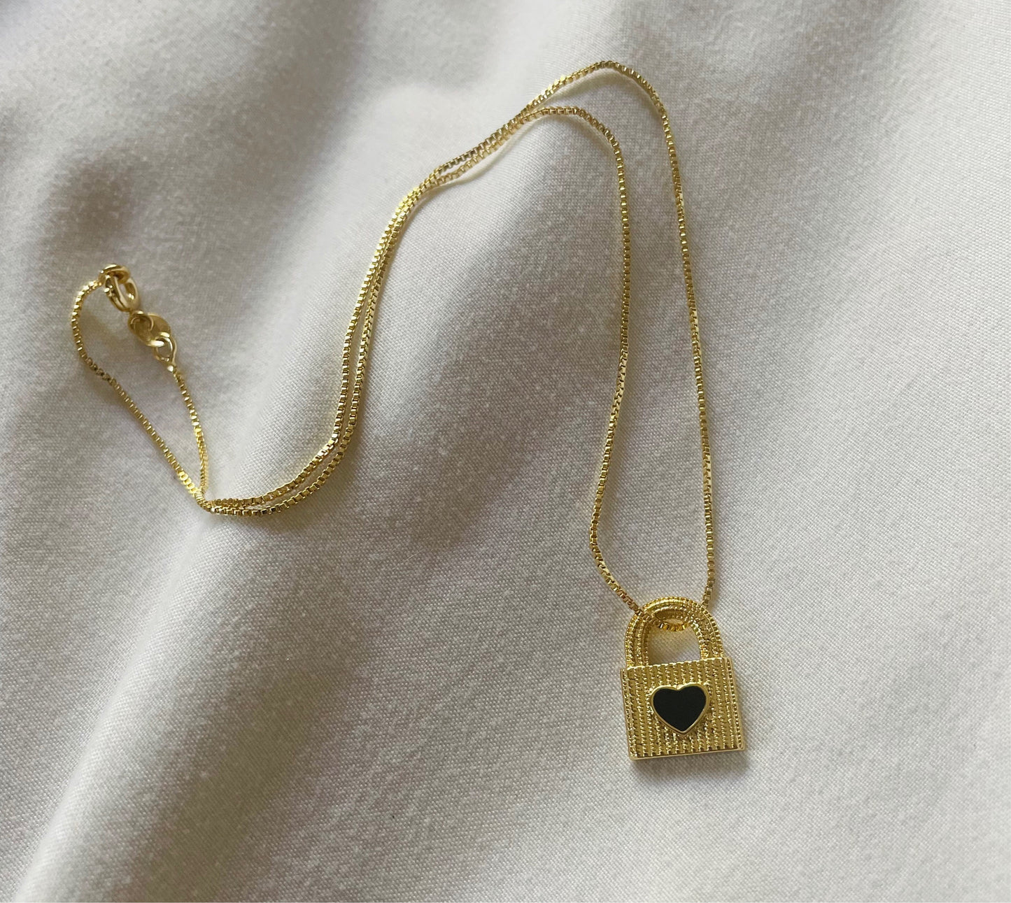 Lock Of LuV Gold Necklace