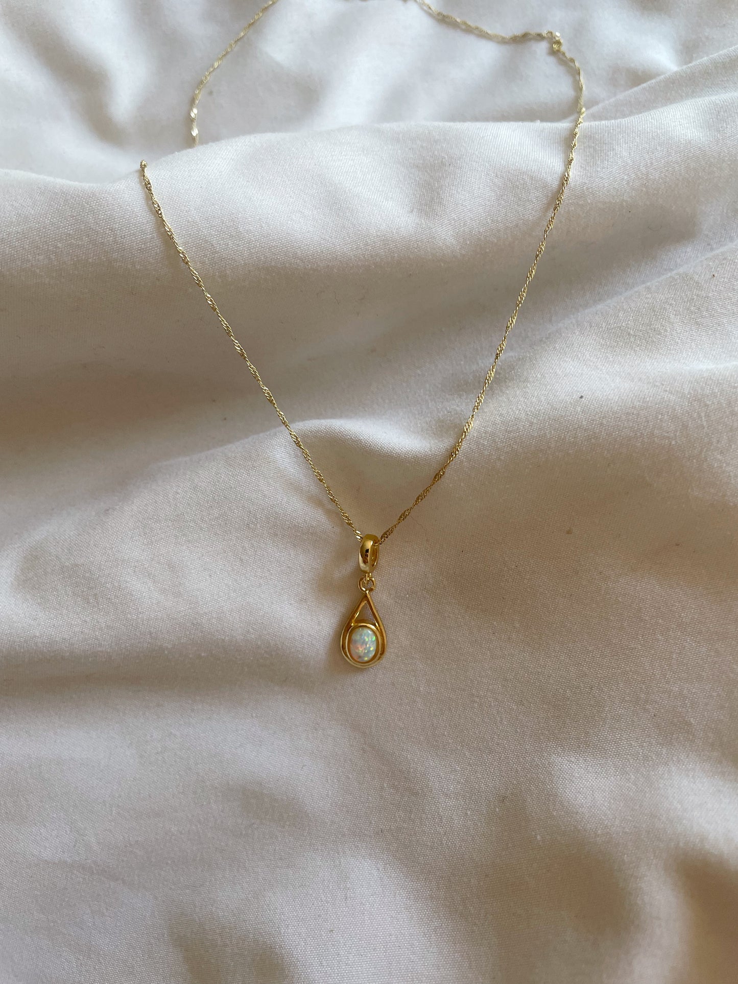 Always On My Mind Opal Necklace