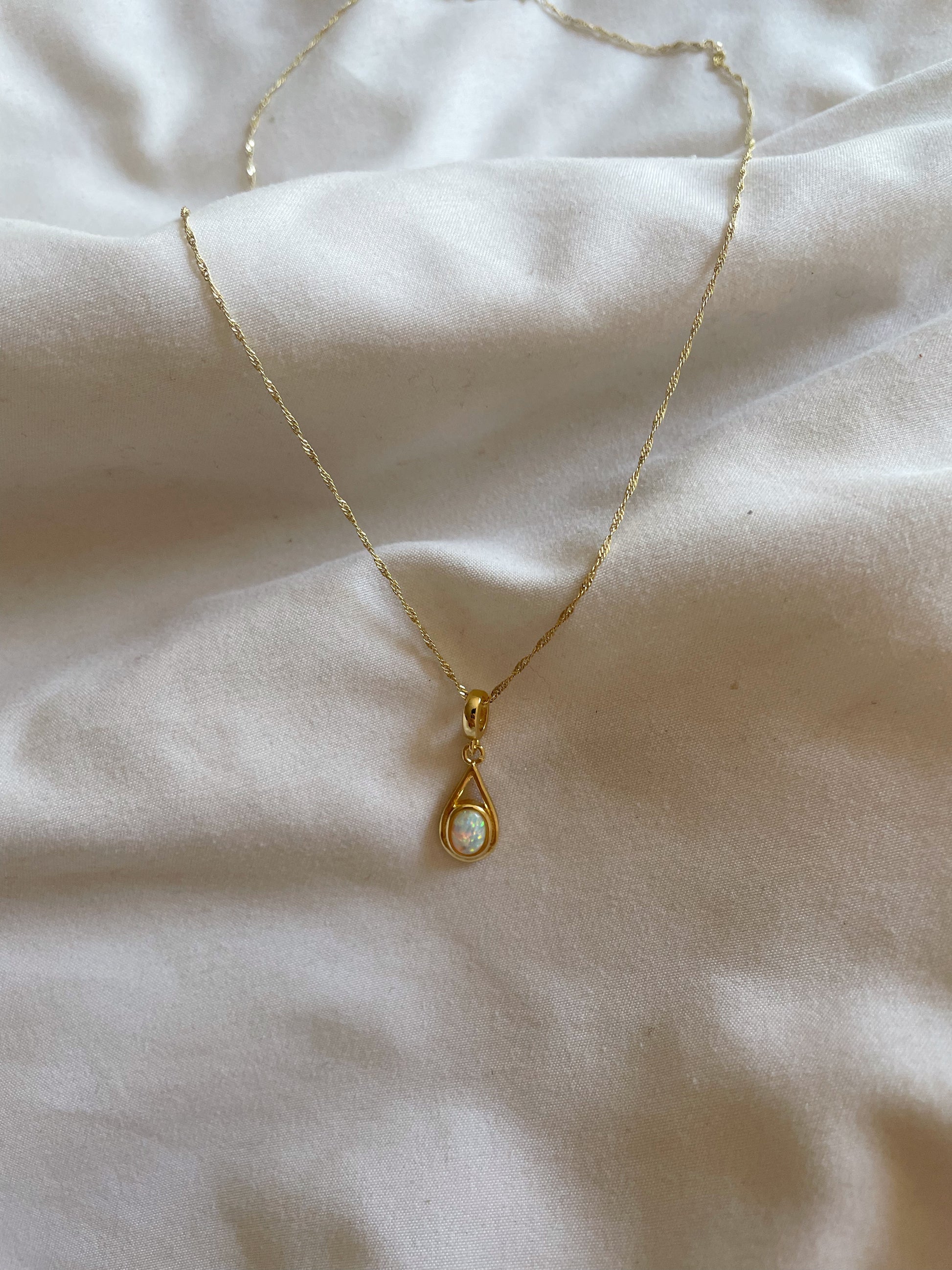 Always On My Mind Opal Necklace