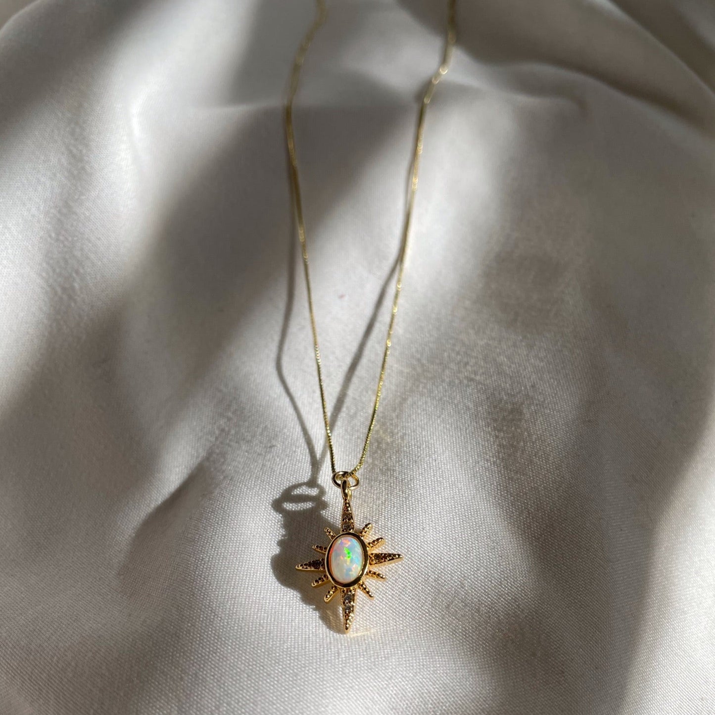 Starbright North Star Opal Necklace