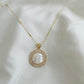 Lady Rose Mary Medallion Necklace