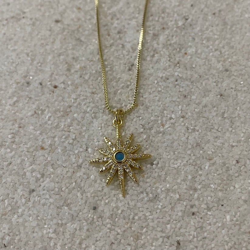 Northern Lights Necklace-Au+ORA