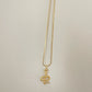 Snake Charmer Gold Necklace. Gold Filled