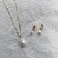 Drops of Jupiter 14k Gold Chain with Teardrop Pearl Necklace-Au+ORA