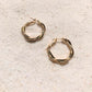Tainted Love Gold Hoops-Au+ORA