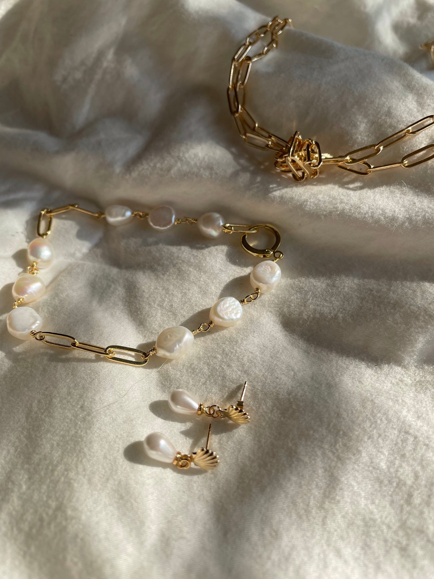 Beyond The Sea Seashell Pearls. AuORA Jewelry SeaShell Pearls