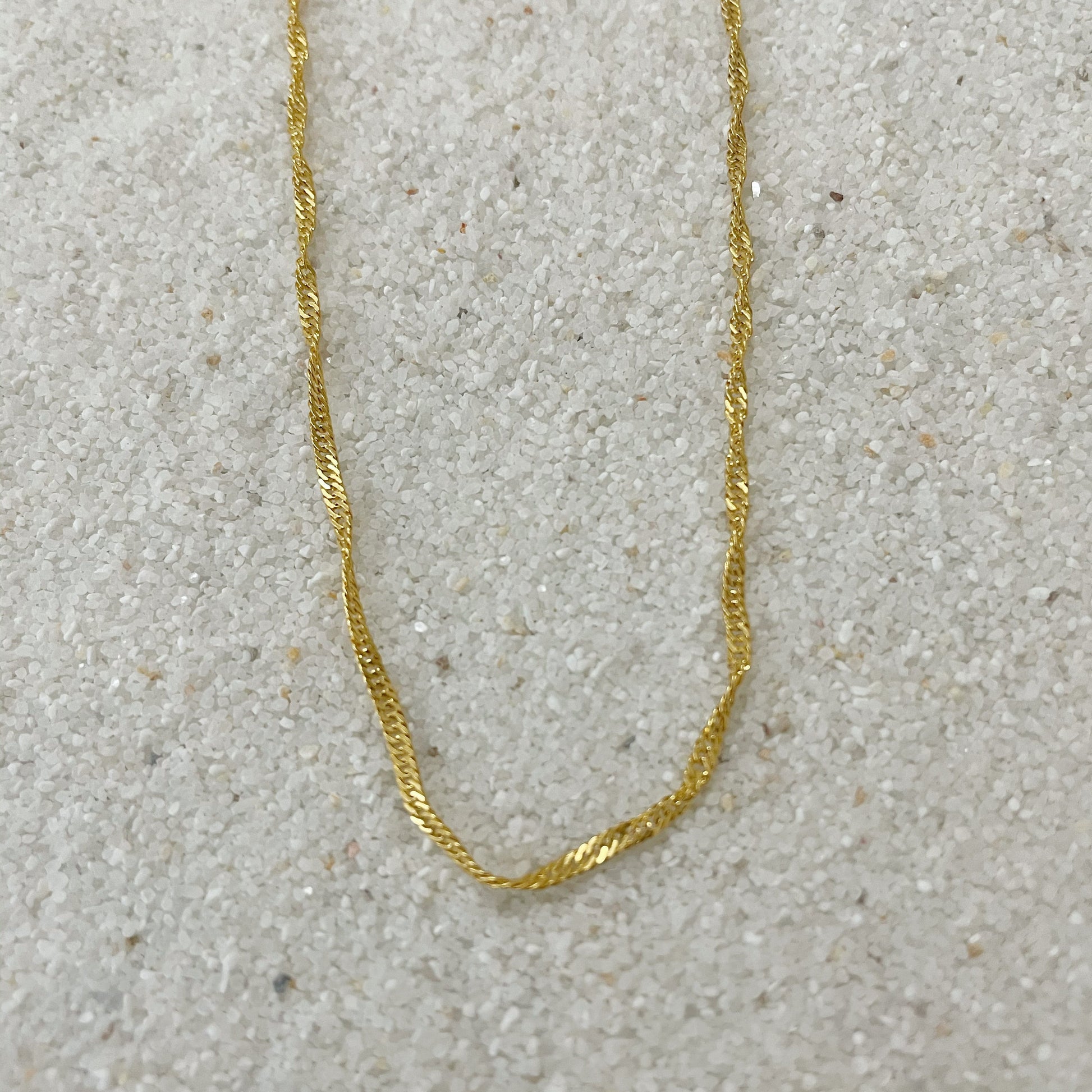 The Night Away Necklace-Au+ORA