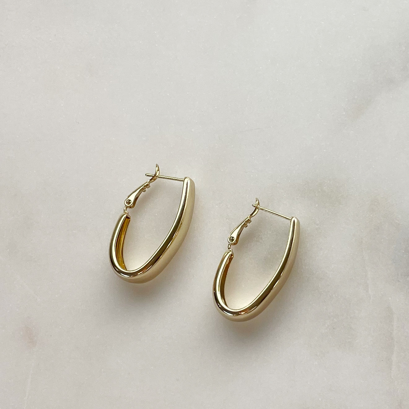 Flawless Hoop Earrings - Smooth Gold Filled Hoops